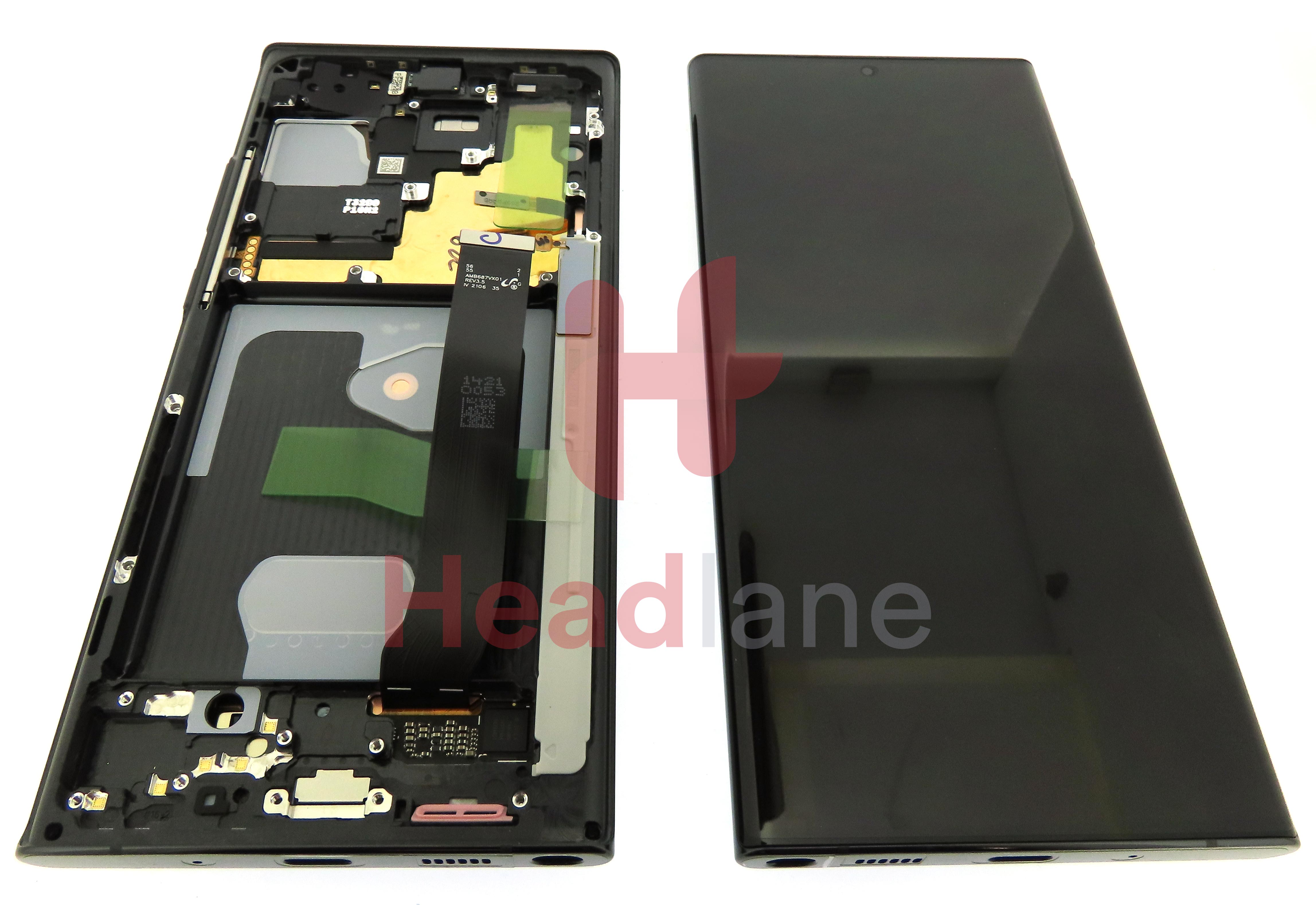 Ecran LCD Oled avec Châssis Noir Cosmique pour Samsung Galaxy S20 Ultra G988